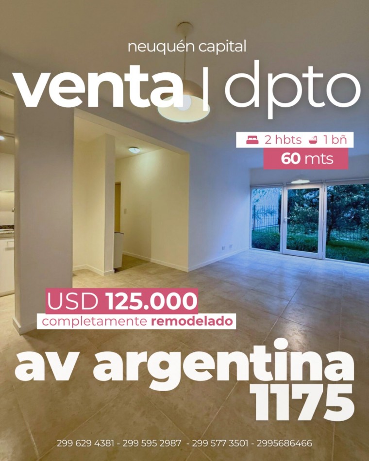 DEPARTAMENTO DE 2 DORMITORIOS - EN VENTA 